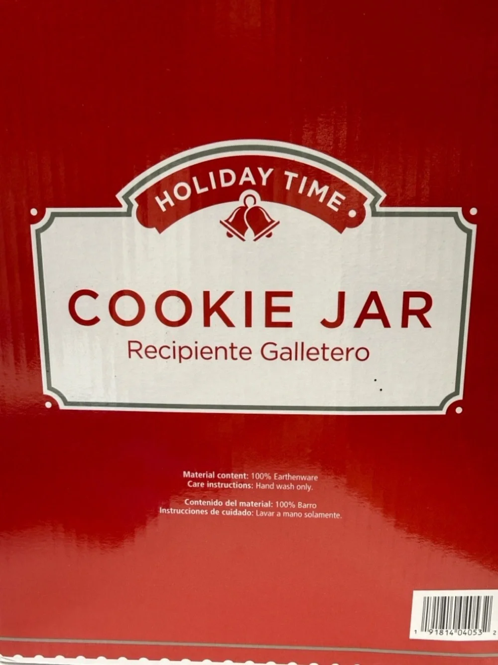 Holiday Time glossy ceramic